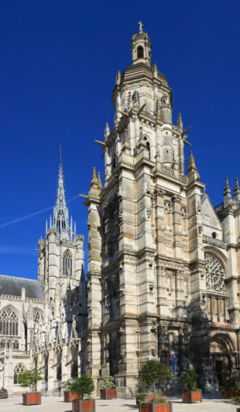 La cathédrale Notre-Dame d'Évreux,  Eure, Normandie