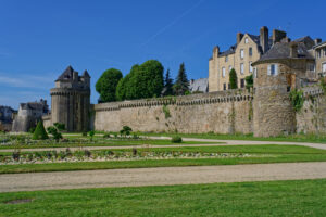 Les remparts de la ville de Vannes